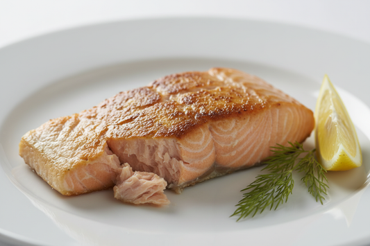 el salmon solo sin los vegetales