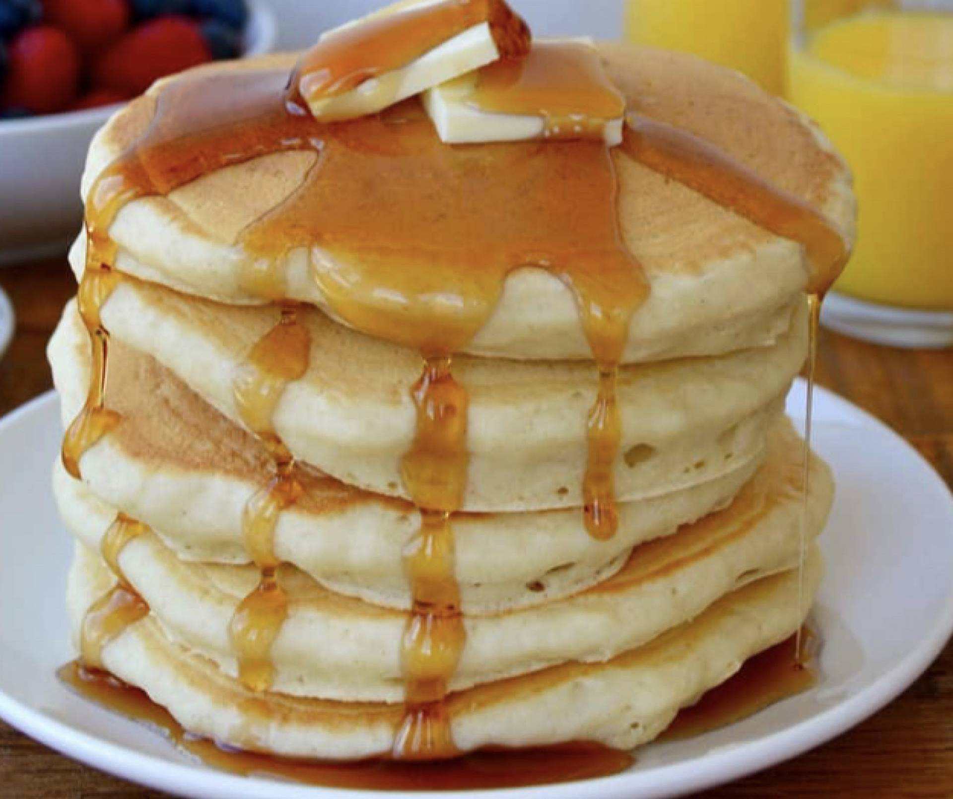 Cookie dough pancakes