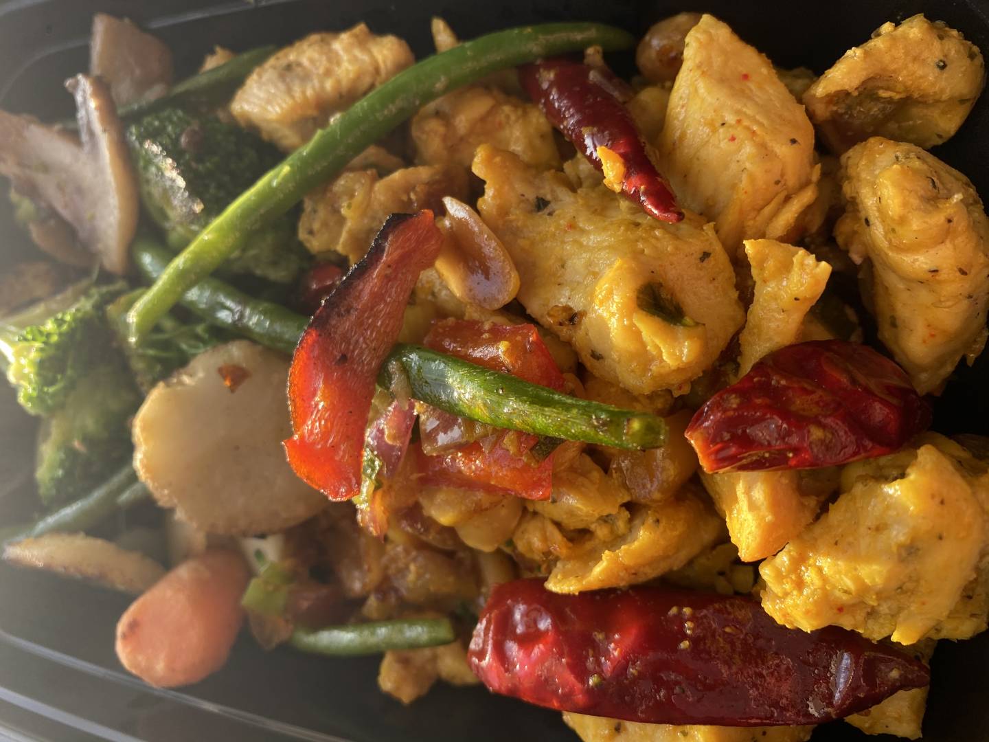#1 Kung Pao Chicken & arroz frito