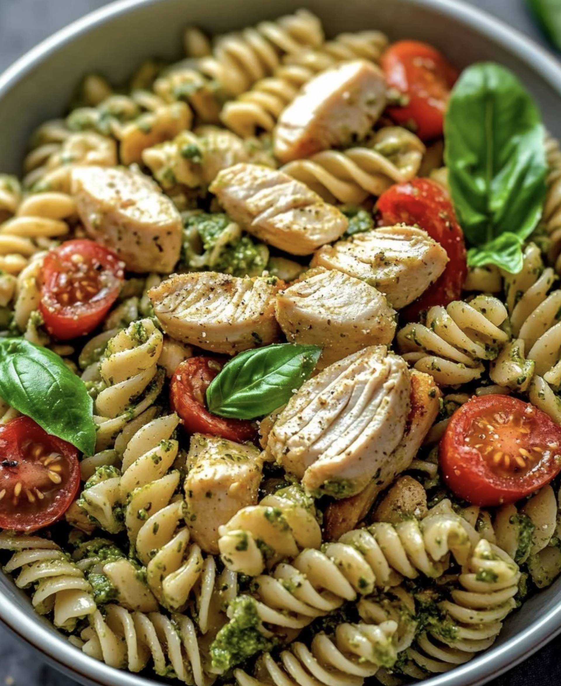 #2 Pasta pesto con pollo