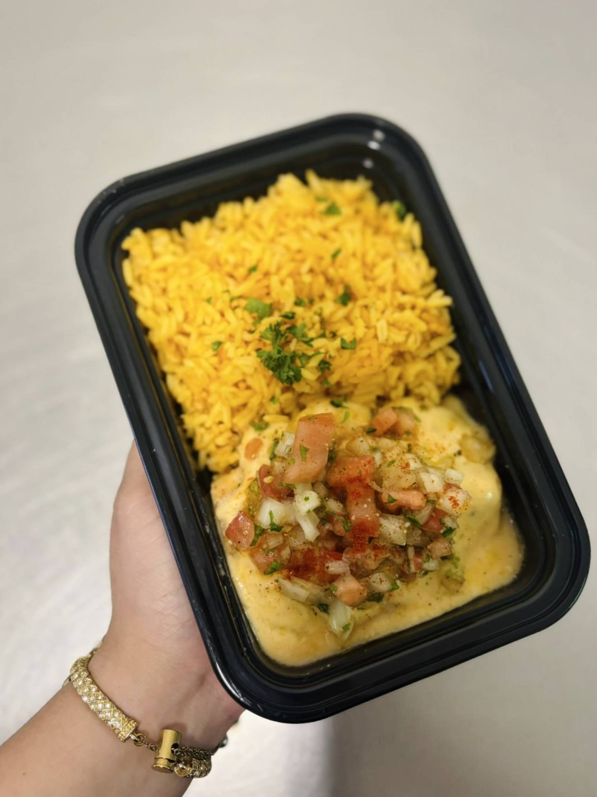 #3 Pechuga a la mexicana con arroz guisado