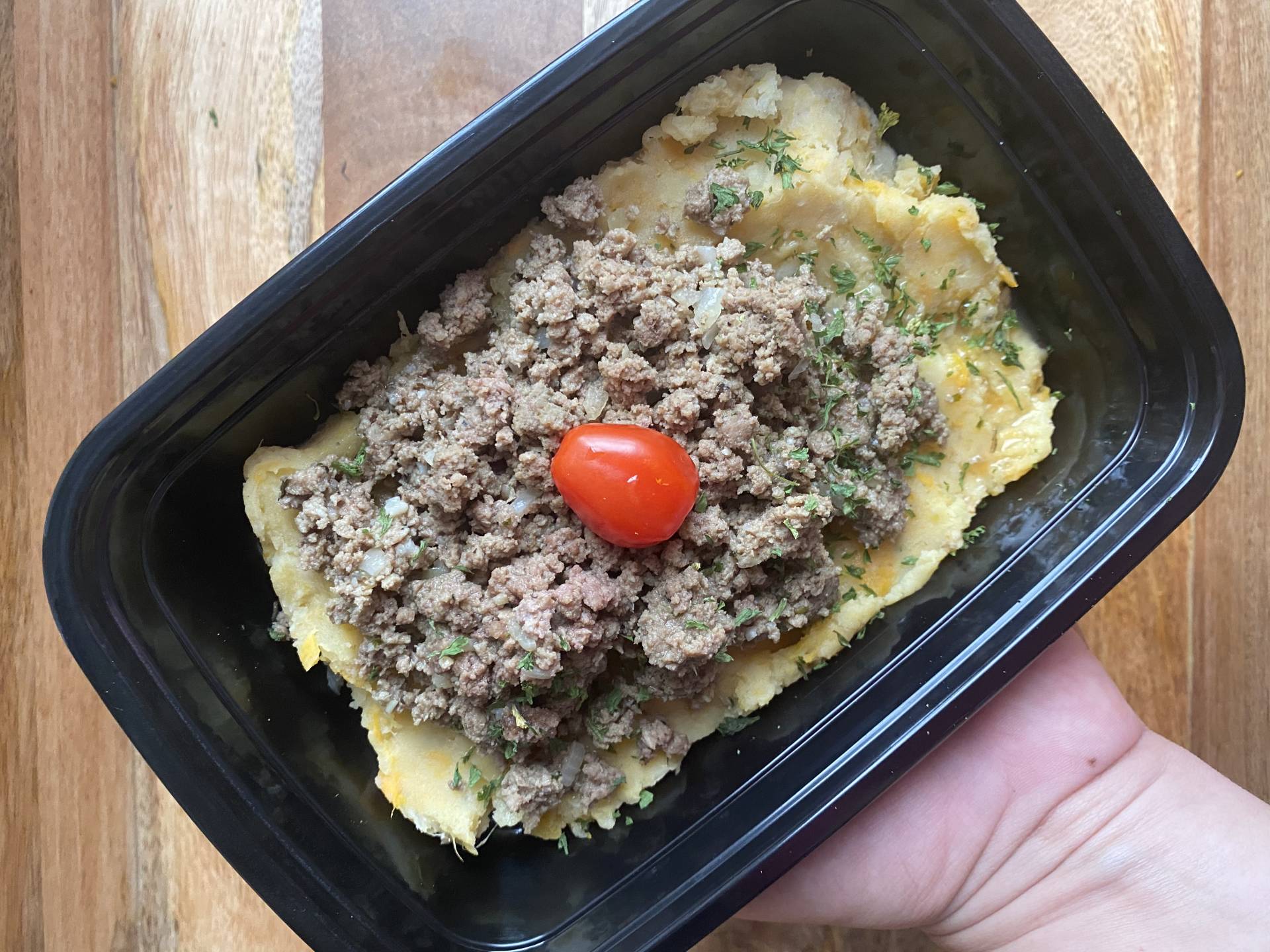 Majado de Viandas con carne