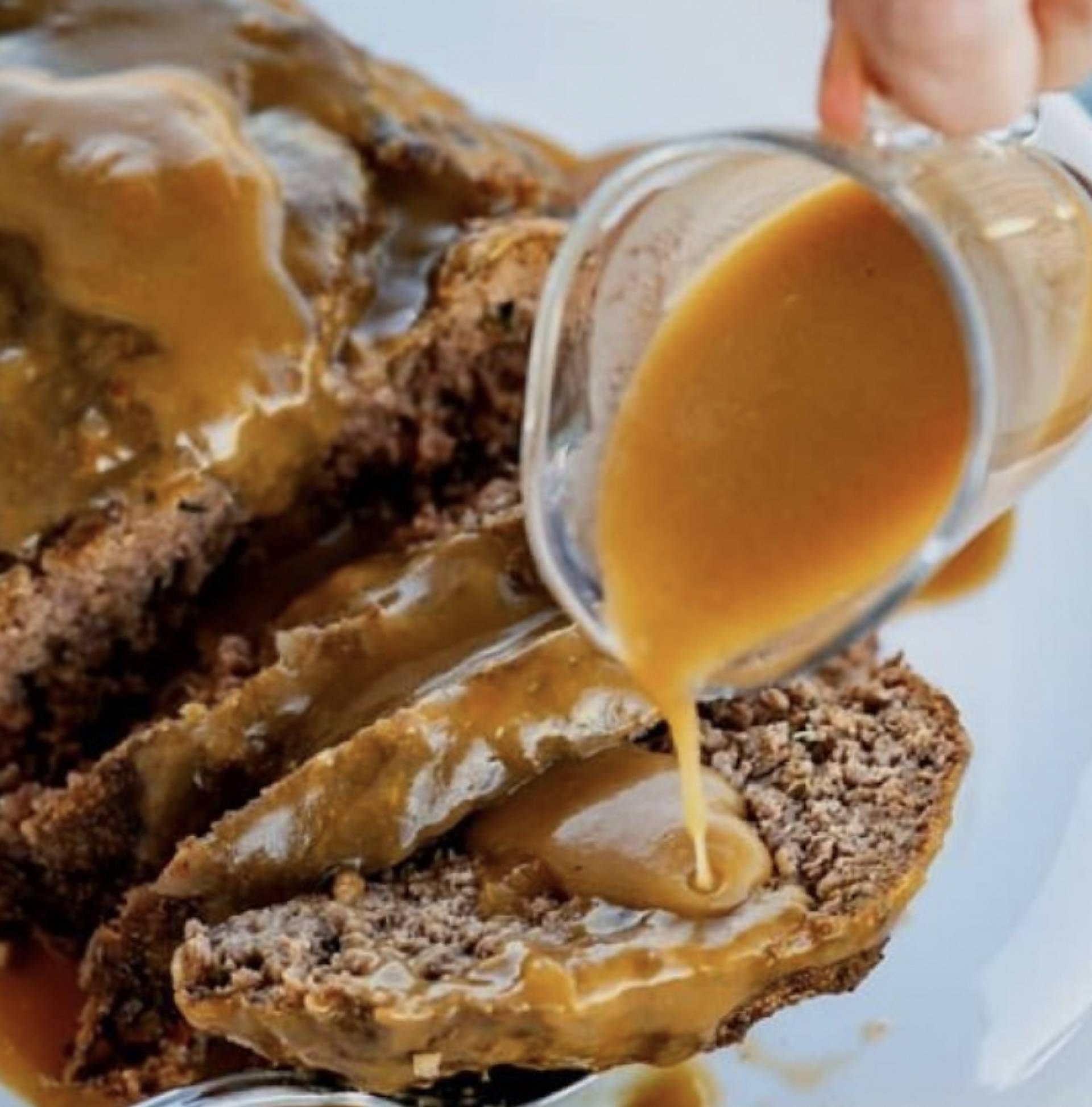 #7 Meatloaf con gravy & quinoa