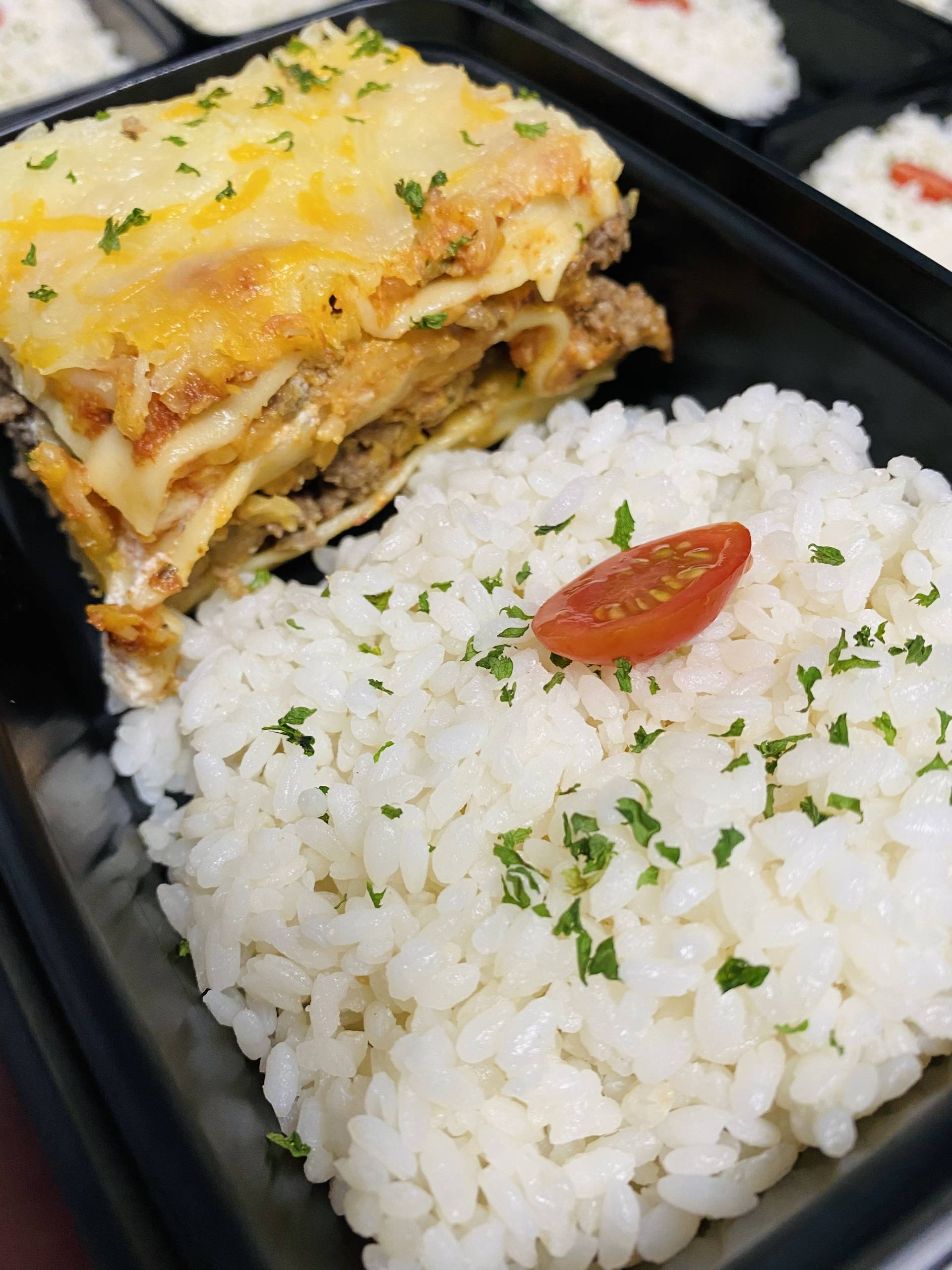 #2 Lasagna de Carne con arroz