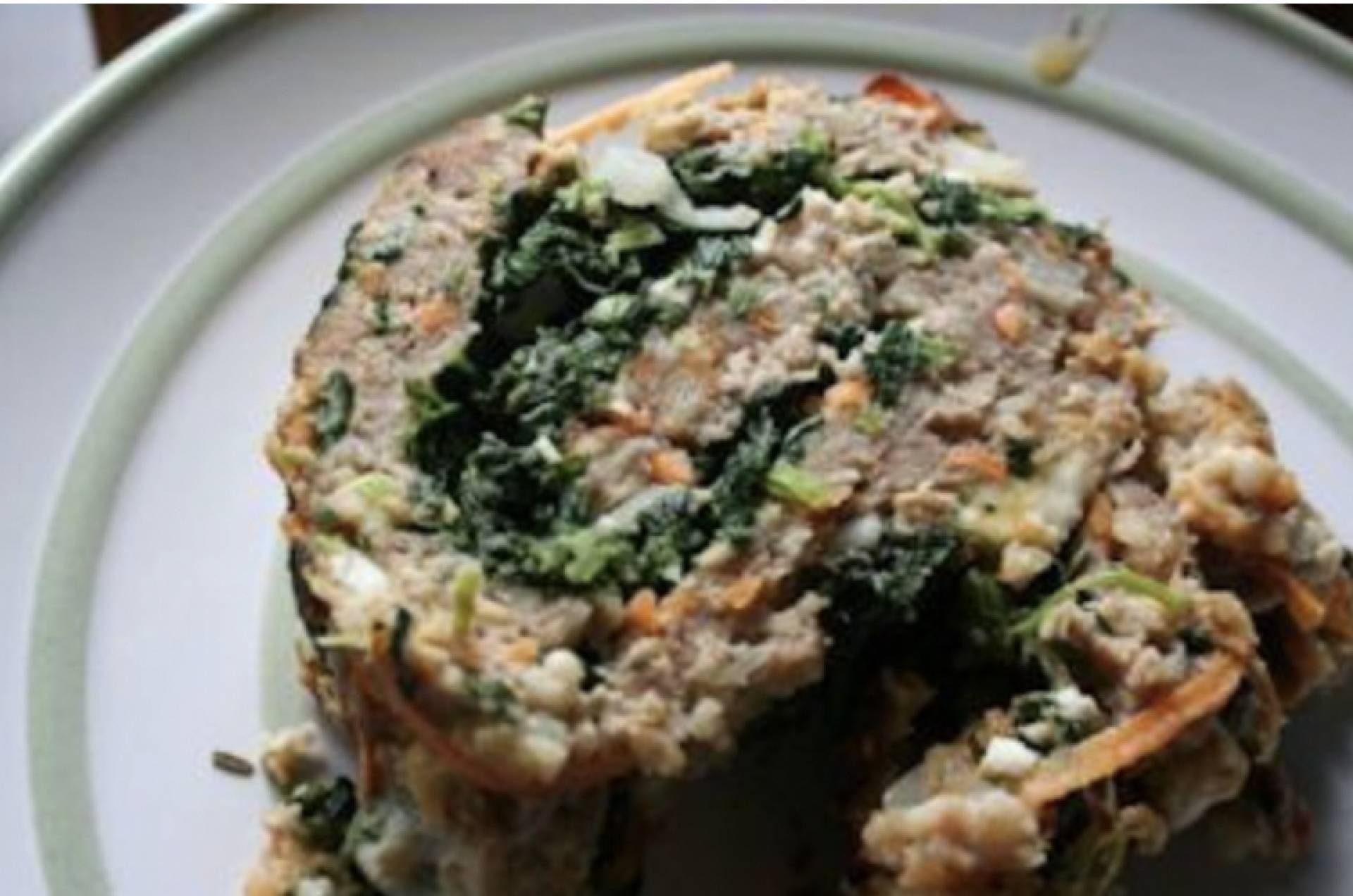 #9 Meatloaf relleno con coliarroz