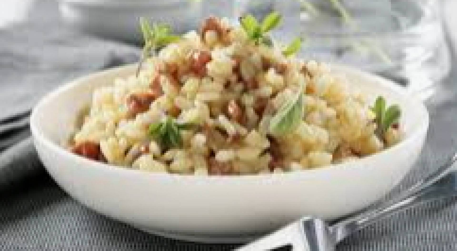 Risotto de gandules y vegetales