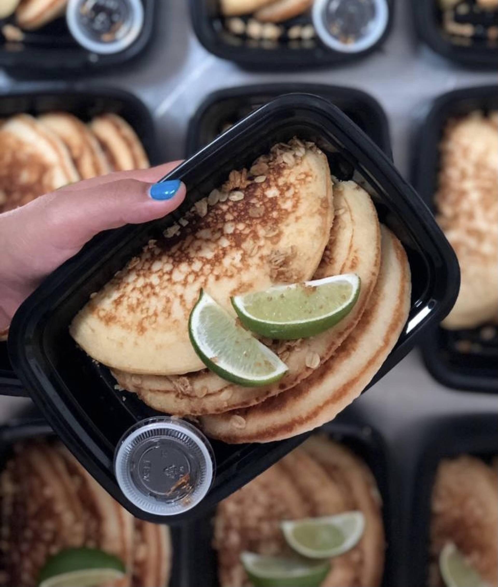 Pancakes de limón