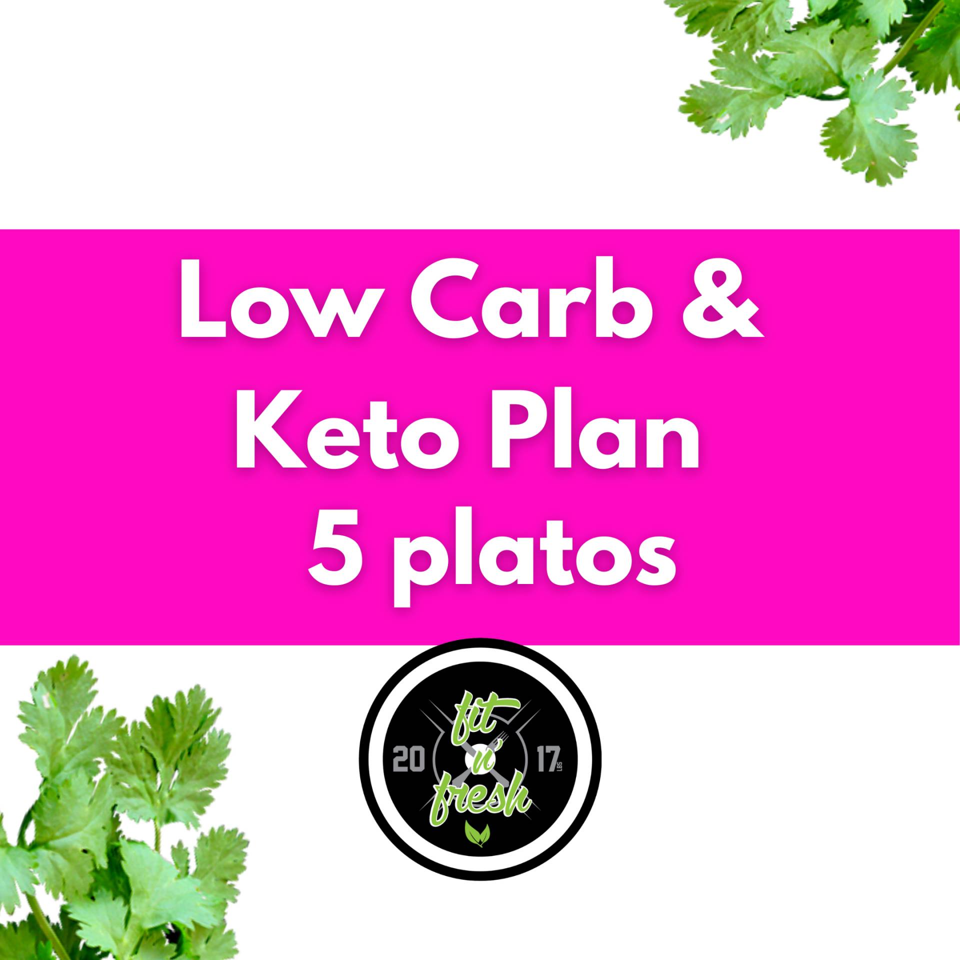 Low Carb & Keto Plan - 10 Platos